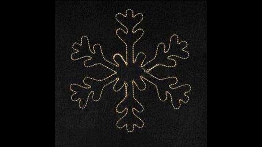 Light up snowflake for christmas lights.
