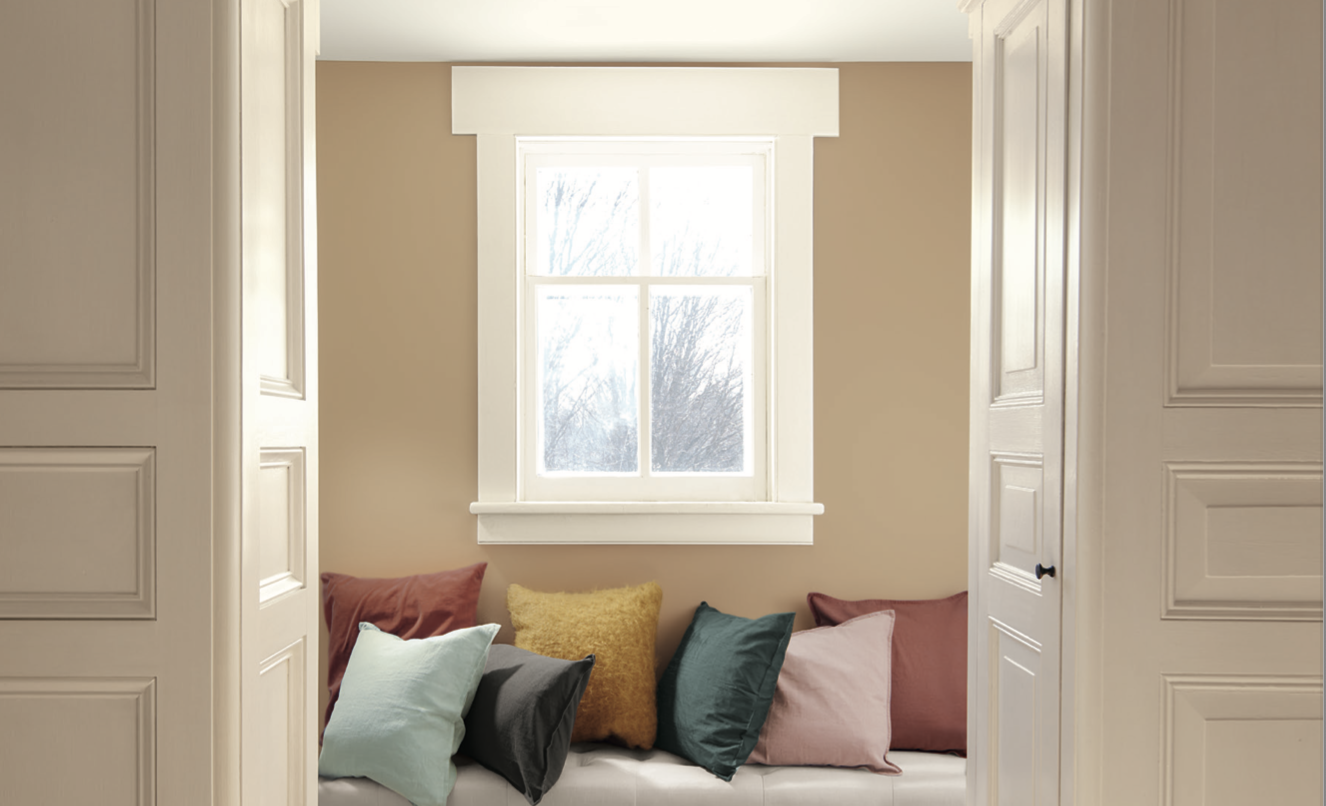 Benjamin Moore photo illustrating the 2026 color palette.