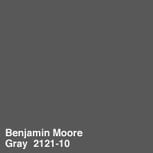 Benjamin Moore Gray paint swatch