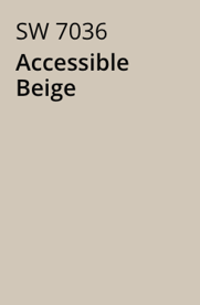 Accessible Beige #SW-7036 - Sherwin Williams