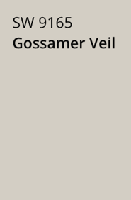 Gossamer Veil #9165 - Sherwin Williams