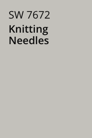 Knitting Needles #7672 - Sherwin Williams