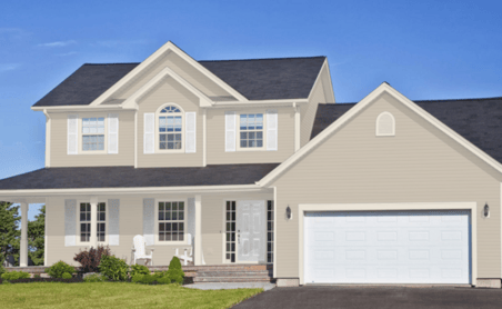 Color visualizer Accessible Beige shade on home exterior