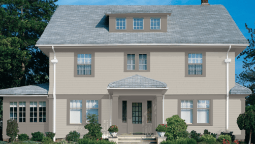 Color visualizer Colonnade Gray shade on home exterior