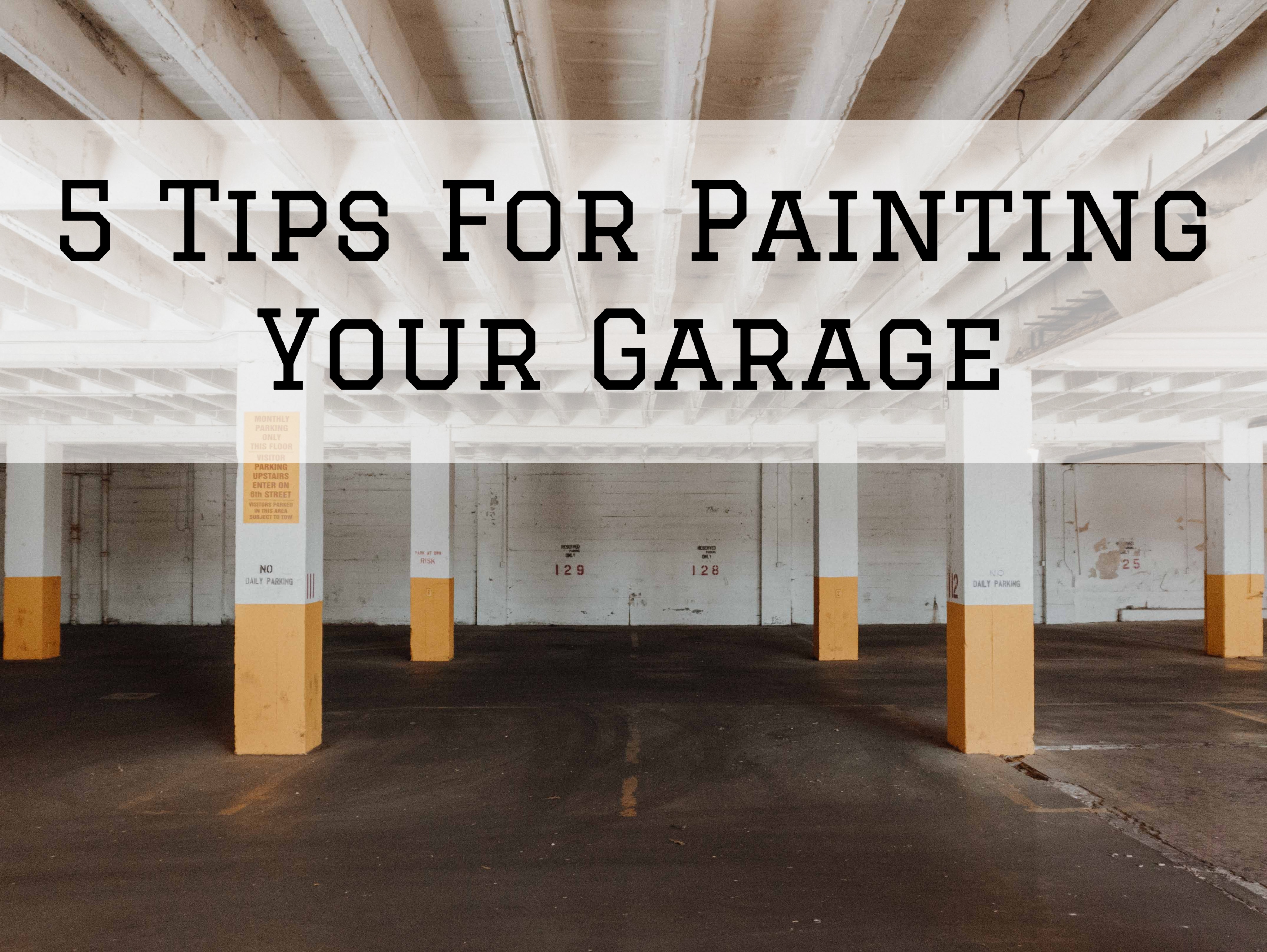 5 Tips For Painting Your Garage in Omaha, NE